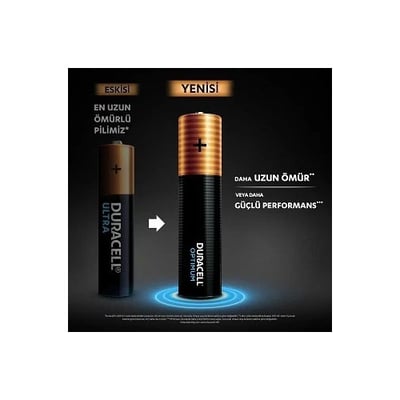 Duracell Pil Optımum 4 Lü Aaa İnce Kalem