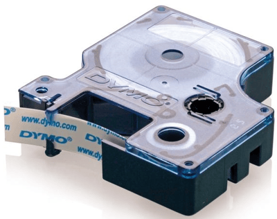 DYMO ŞERİT D1 19MM x 7MT BEYAZ/SİYAH 720830 45803