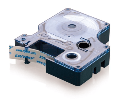 DYMO ŞERİT D1 6MM x 7MT BEYAZ/SİYAH 720780 43613