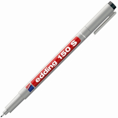 EDDING ASETAT KALEMİ E-150S SİYAH