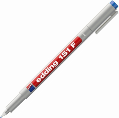 EDDING ASETAT KALEMİ E-151F MAVİ
