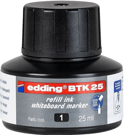 EDDING BEYAZ TAHTA MÜREKKEBİ 25 ML E-BTK25 SİYAH