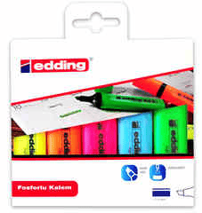 EDDING FOSFORLU KALEM E-344 5 Lİ POŞET