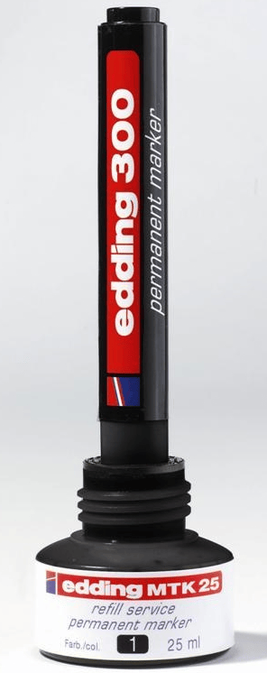 EDDING PERMANENT MÜREKKEP 25 ML E-MTK25 KIRMIZI