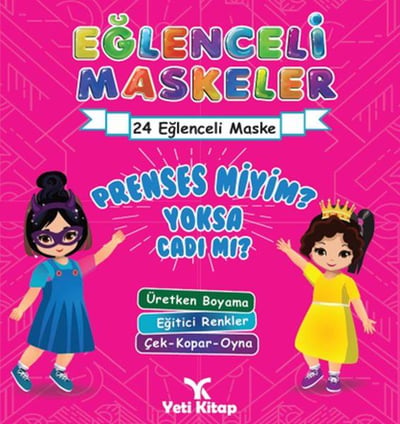 Eğlenceli maskeler prenses miyim yoksa cadımı ?