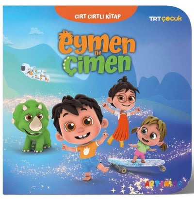 Eymen ile Çimen - Trt Çocuk Cırt Cırtlı Kitap