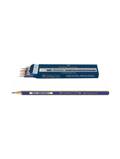 Faber-Castell Kurşun Kalem Gold Dereceli 1221 12'li 2B 112502