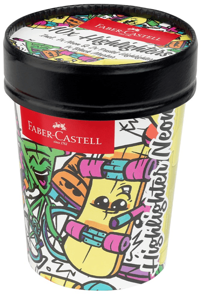 FABER FOSFORLU KALEM ICE CREAM NEON 10 LU 5030254695000