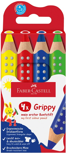 FABER GRIPPY BOYA KALEMİ 4 LÜ PASTEL 5171110702000