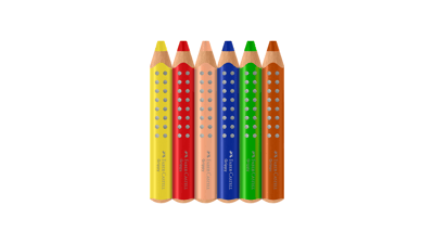 FABER GRIPPY BOYA KALEMİ 6 LI 5171110630000