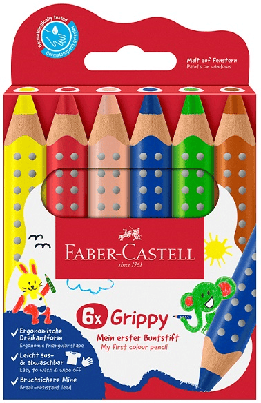 FABER GRIPPY BOYA KALEMİ 6 LI 5171110630000