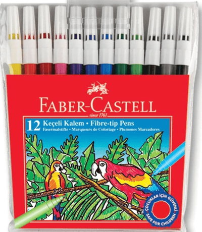 FABER KEÇELİ KALEM 12 RENK 155130
