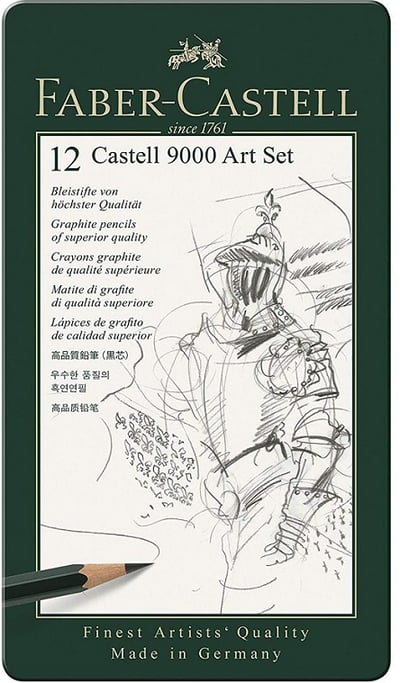 FABER KURŞUN KALEM DERECELİ 9000 ART SET 119065
