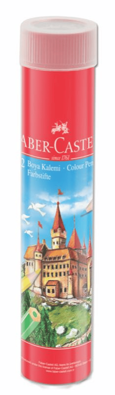 FABER KURU BOYA RED LİNE 12 Lİ TÜP 116512