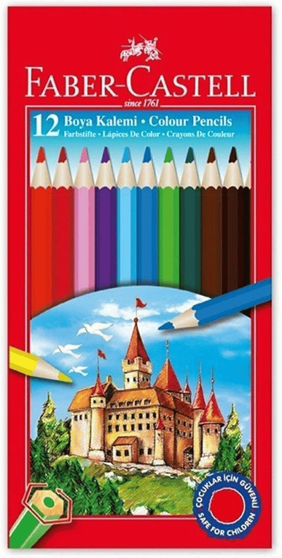 FABER KURU BOYA RED LİNE 12 RENK TB 116312