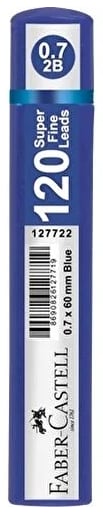 FABER MİN GRİP 0.7MM 2B 60MM 120Lİ MAVİ TÜP 127722