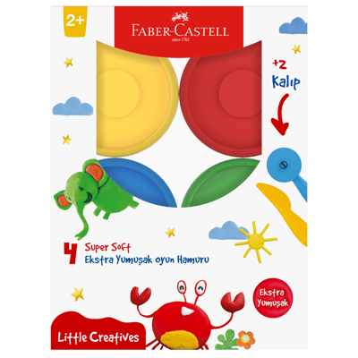 FABER OYUN HAMURU L.CREATİVES SUPER SOFT OH 4 LÜ 5170000050000