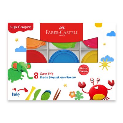 FABER OYUN HAMURU L.CREATİVES SUPER SOFT OH 8 Lİ 5170000051000