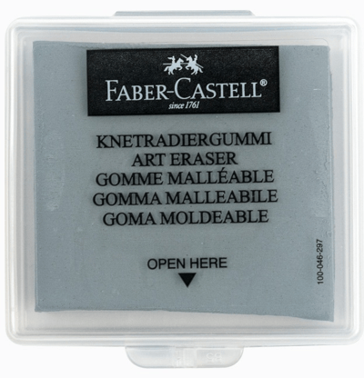 FABER SİLGİ HAMUR GRİ PLASTİK KUTULU 127220