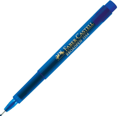FABER YAZI KALEMİ BROADPEN MAVİ 155451