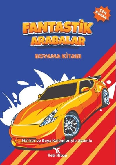 Fantastik Arabalar Boyama Kitabı