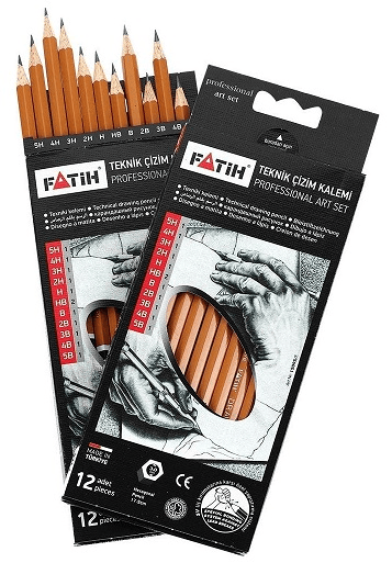 FATİH KURŞUN KALEM DERECELİ PROFESYONEL SET 15095