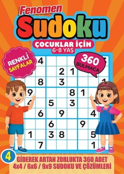 Fenomen Çocuklar İçin Sudoku 6-8 Yaş -4