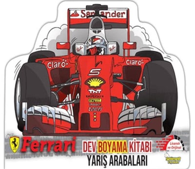 Ferrari Dev Boyama Yarış Arabaları