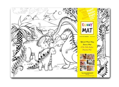 Funny Mat - Dinozorlar Çağı - 33,5x48cm