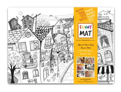Funny Mat - Kedili Sokak - 68x48cm