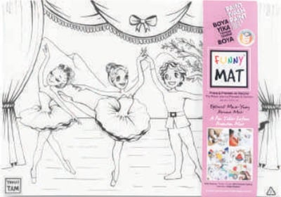Funny Mat - Prens İle Prenses Ve Dansçılar 33,5 x 48 cm