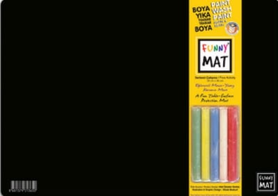 Funny Mat Black (Tebeşirli) Serbest Çalışma 25X35Cm