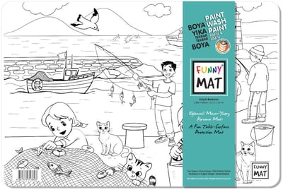 Funny Mat Küçük Balıkçılar / Little Fishers 25 x 35 cm
