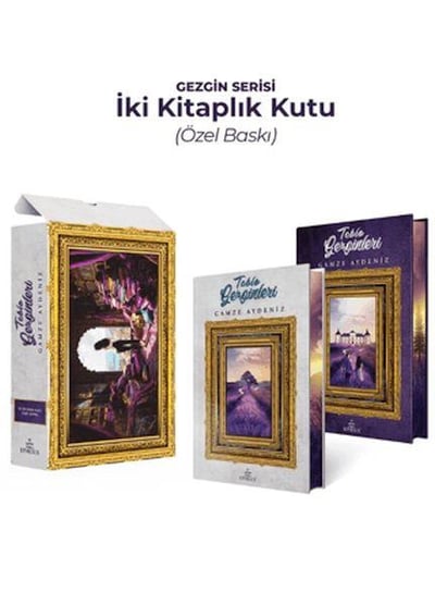 Gezgin Serisi İki Kitaplık Kutu – Yan Boyamalı