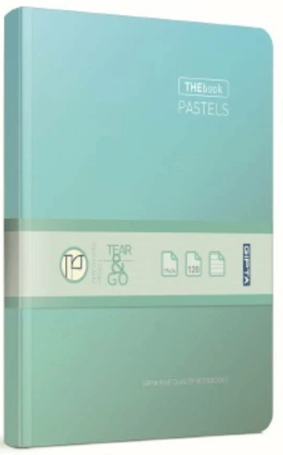 GIPTA DEFTER THEBOOK PASTELS 20x28 İPLİK DİKİŞLİ SERT KAPAK 296 YP. ÇİZGİLİ 3483