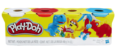 HASBRO PLAY-DOH OYUN HAMURU 4 LÜ (PRM)448GR B5517