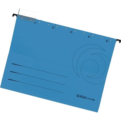 HERLITZ ASKILI DOSYA 5874664 TELSİZ MAVİ 5 Lİ