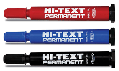 HI-TEXT PERMANENT MARKER KESİK UÇLU 830PCM MAVİ