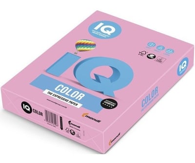 Iq Renkli Fotokopi Kağıdı 500 Lü A4 80 G/M² Pembe Ne1325-Pı25