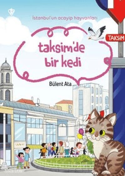 İstanbul'un Acayip Hayvanları Taksimde Bir Kedi