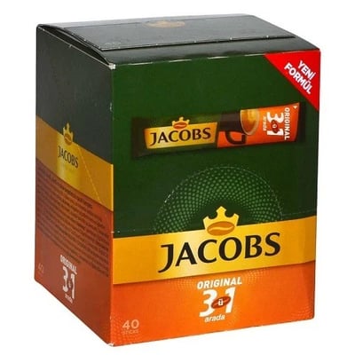 Jacobs 3Ü 1 Arada Hazır Kahve 16G X 40'Lı Paket (Ekonomik Ofis Paketi)