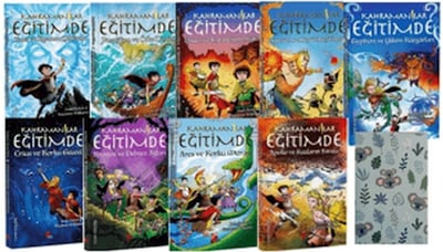 Kahramanlar Eğitimde Seti (9 Kitap - Defter Hediyesi)