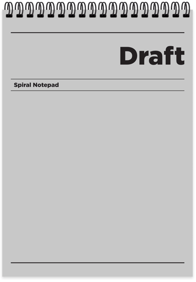 KESKİN BLOKNOT DRAFT A4 KARTON KAPAK HAFİF KAĞIT 80 YP. ÇİZGİLİ 140531