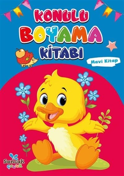 Konulu Boyama Kitabı - Mavi Kitap