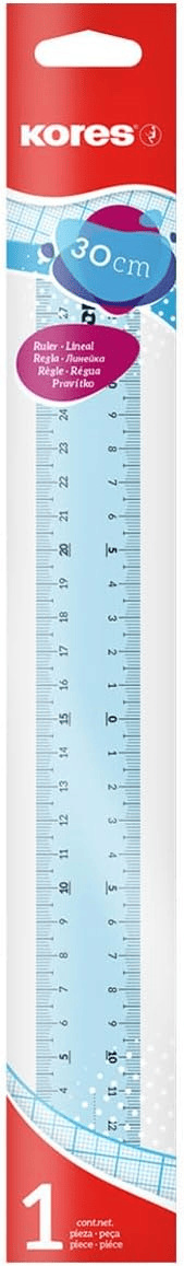 KORES CETVEL  ŞEFFAF 30CM 1 AD PS 42130