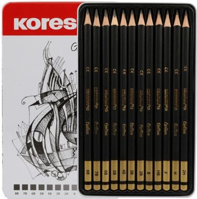 KORES ÇİZİM KALEMİ SETİ  SELECTION 12 Lİ  92162