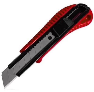 Kraf 629G Geniş Maket Bıçağı - Plastik Gövde Metal Ağız