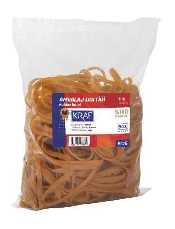 KRAF AMBALAJ LASTİĞİ %100 KAUÇUK 500g GENİŞ 940G