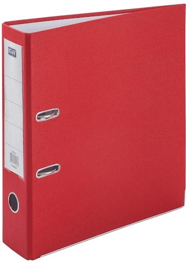 KRAF BÜRO KLASÖRÜ GENİŞ 1025 KIRMIZI ( 24 LÜ KOLİ )