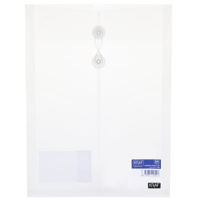 KRAF DOKÜMAN DOSYASI İPLİ ŞEFFAF A4 1259